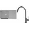 Set Franke T120Š (dřez OID 611 Šedá + baterie FC 6018.084 LINA Šedý kámen) 143.0687.379