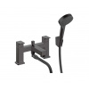 Hansgrohe Vernis Shape Batéria na okraj vane s príslušenstvom, 2-otvorová inštalácia, matná čierna 71462670-HG