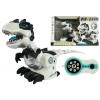 mamido Tyrannosaurus rex na diaľkové ovládanie R / C biely
