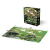 PRIME 3D Svietiace PUZZLE - Dvojitá DINO pohroma 100 dielikov