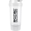 Scitec Nutrition Šejker Traveller 500 ml biela / Viacdielne šejkre / Praktický multifunkčný 2-dielny shaker
