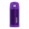 Thermos FUNtainer – detská termoska so slamkou – fialová 355 ml
