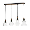 Sklenený závesný luster GRETEL SP4 | Ideal Lux
