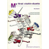 My First Violin-duets - 50 popularných duetov pre začiatočníkov hry na husle