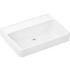 Hansgrohe Xanuia Q - Umývadlo na stenu 650x480 mm bez otvoru pre batériu a prepadu, SmartClean, biela 61154450