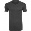 Build Your Brand Pánske tričko s výstrihom do V BY006 Charcoal (Heather) S