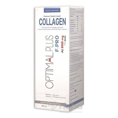 Optimal Plus f - pro Collagen nová vylepšená receptúra, roztok 1x500 ml