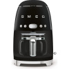 Smeg Retro Style DCF02BLEU překapávač kávy černý, 10 šálků, 1,25 l, automatický start, keep warm