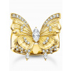 Thomas Sabo TR2495-414-14-56 Cocktailring butterfly gold plated