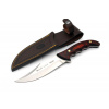 Vega Muela AZOR-13 lovecký nôž 13 cm, Satin, drevo Pakka, kožené puzdro