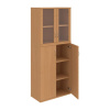 Hobis Policová skriňa Strong, 80x192x40 cm, buk/buk