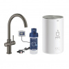 Grohe Red Duo Batéria a bojler veľkosť M, kartáčovaný tvrdý grafit 30083AL1