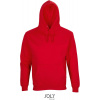 SOL´S CONDOR / Unisex mikina s kapucňou - bright red XL