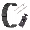 Pásik STAL 22 mm pre Amazfit GTR 2 2e 3 3 Pro T-Rex T-Rex Pro čierny, sada