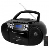 Sencor SPT3907B 4 W, CD, kazeta, Bluetooth, USB, AUX, FM čierno-strieborné rádio Sencor