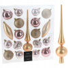 HOMESTYLING Vianočné ozdoby súprava 19 ks