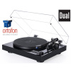 Dual CS 618Q + Ortofon QUINTET BLUE Piano black (Audiofilský gramofónový prístroj pre náročných poslucháčov so vstavaným vypínateľným PHONO predzos. a MM prenoskou Ortofon)