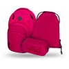 BAAGL 3 Set Coolmate Ruby: batoh, peračník, vrecko