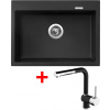 Sinks Maximo 680 Pureblack + Mix 3 P GR
