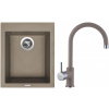 Set Sinks G8754 (dřez Cube 410 Truffle 54 + baterie Vitalia Truffle 54)