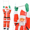 Vianočné osvetlenie - Santa Claus na rebríku na balkóne LED 190 (Vianočné osvetlenie - Santa Claus na rebríku na balkóne LED 190)