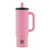 Termo hrnček 24bottles Straw 800ml Flamingo ružová farba, Straw.800.Flamingo ONE SIZE