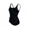 Dámske jednodielne plavky arena Shapewear Jewel R Low C-Cup - pre dámy - veľ. 42 - farba: čierna