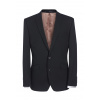 Pánske sako Holbeck Slim Fit Brook Taverner - Bežná dĺžka, Veľkosť 50, Farba Čierna
