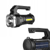 Batéria 4v1. solárna ručná lampa FM bluetooth reproduktor USB SD