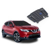 Ocelový kryt pod motor a převodovku Nissan Qashqai motor: CVT 2,0; 1,2; 1,6D -- od roku výroby 2014-