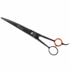 Geib Gator 008 Curved Scissors - profesionálne zakrivené nožnice vyrobené z japonskej nerezovej ocele s čiernou povrchovou úpravou - Veľkosť: 8,5
