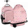 Školský batoh Panda na kolieskach pre dievčatá (Školský batoh Panda na kolieskach pre dievčatá)