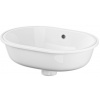 Cersanit CASPIA 55 BOX Umývadlo pod dosku ovál 55x41x18,5cm keramické, Biela K11-2242 K11-2242