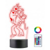 Nočná lampa do detskej izby - 3D LED nočná lampa scooby doo gravírovanie darček (3D LED nočná lampa scooby doo gravírovanie darček)