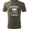 Army tričko Legendy sa rodia v januári - darček k narodeninám pre mužov XXL