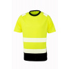 Result Recycled | R502X Bezpečnostné tričko_30.502X Farba: Fluorescent Yellow/Black, Veľkosť: S/M