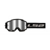 LS2 Helmets LS2 CHARGER GOGGLE BLACK WITH SILVER VISOR