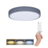 Solight WO8001 LED osvětlení s dálkovým ovladačem Grey , 48W, 3360lm, 38cm, změna chromatičnosti, stmívatelné