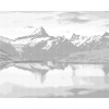 ZUTY Bodkovanie - VÝCHOD SLNKA NA JAZERE BACHALPSEE Rámovanie: vypnuté plátno na rám, Rozmer: 80x100 cm