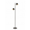 LUCIDE SKANSKA-LED Floor Lamp 2x5W H141cm Black 03703/10/30