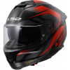 Prilba LS2 FF808 STREAM II FURY BLACK RED-06 Veľkosť: XL (61-62 cm)