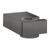 Hansgrohe Hansgrohe, držiak sprchy Porter E, kartáčovaný čierny chróm, HAN-28387340