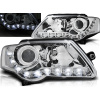VW PASSAT B6 3C 05-10 - predné chrom svetlá s LED svietením