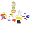 Bigjigs Toys Magnetické obliekacie puzzle Športové aktivity