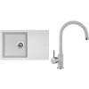 Set Sinks G4428 (dřez Linea 780 Milk 28 + baterie Vitalia Milk 28)