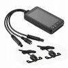 SADA 3-PALCOVÝ DVOJITÝ FOTOAPARÁT LCD MOTOCYKL DVR ZÁZNAMNÍK JAZDY PRO
