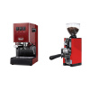 Gaggia Classic E24, red + Eureka Mignon Libra 65 All Purpose, CR ferrari red