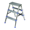 ELKOP DHR 403 Dvoustranný hliníkový žebřík DHR nosnost 150 kg | 3 stupně