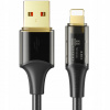 Kábel McDodo USB - Apple Lightning 1,8 m, čierny