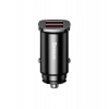 Baseus CCALL-DS01 Square Nabíjačka do Autá 2xUSB QC3.0 30W Black (6953156284180)